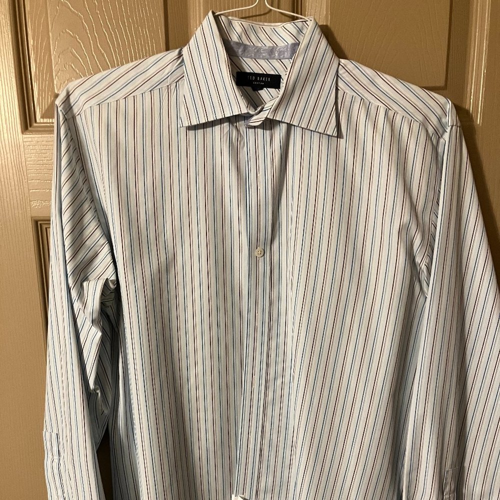 Ted Baker One of a Kind, Blue with strips, 16, 34-35